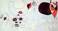 Joan Miró, Walka byków, 1945 /Encyklopedia Internautica