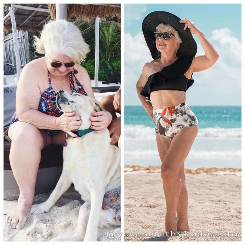 Joan w ciągu trzech lat schudła 30 kg i nie wyobraża sobie już powrotu do dawnego stylu życia /mediadrumworld.com / Joan MacDon/Media Drum/East News /East News