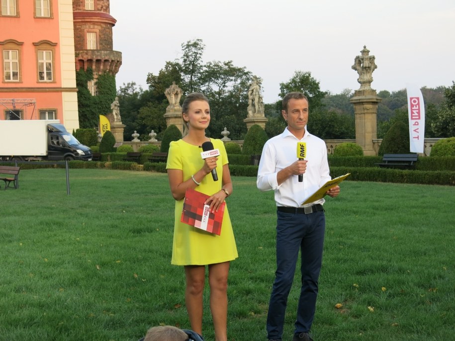 Joanna Dunikowska i Michał Zieliński w Wałbrzychu /Józef Polewka, RMF FM /RMF FM