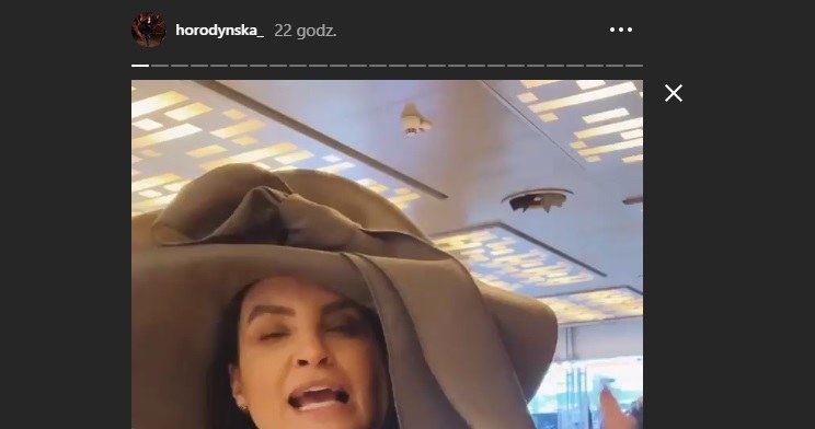 Joanna Horodyńska w wielkim kapeluszu w Mediolanie /Instagram /Instagram