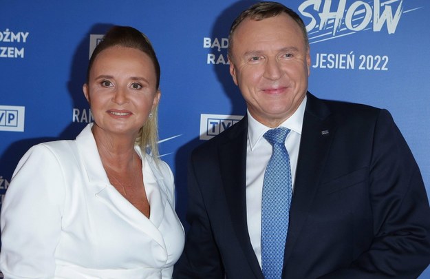 Joanna i Jacek Kurscy na zdjęciu z sierpnia 2022 roku /Foton /PAP