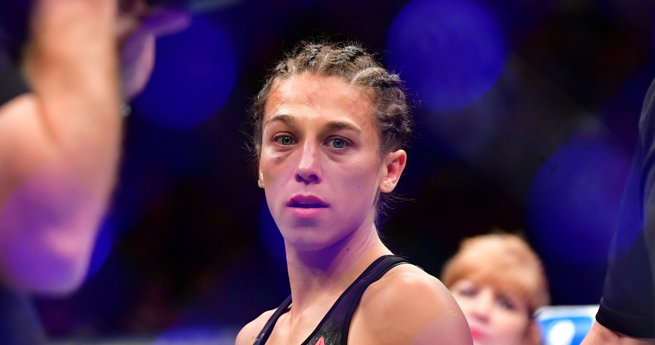 Joanna Jędrzejczyk na ringu /Newspix