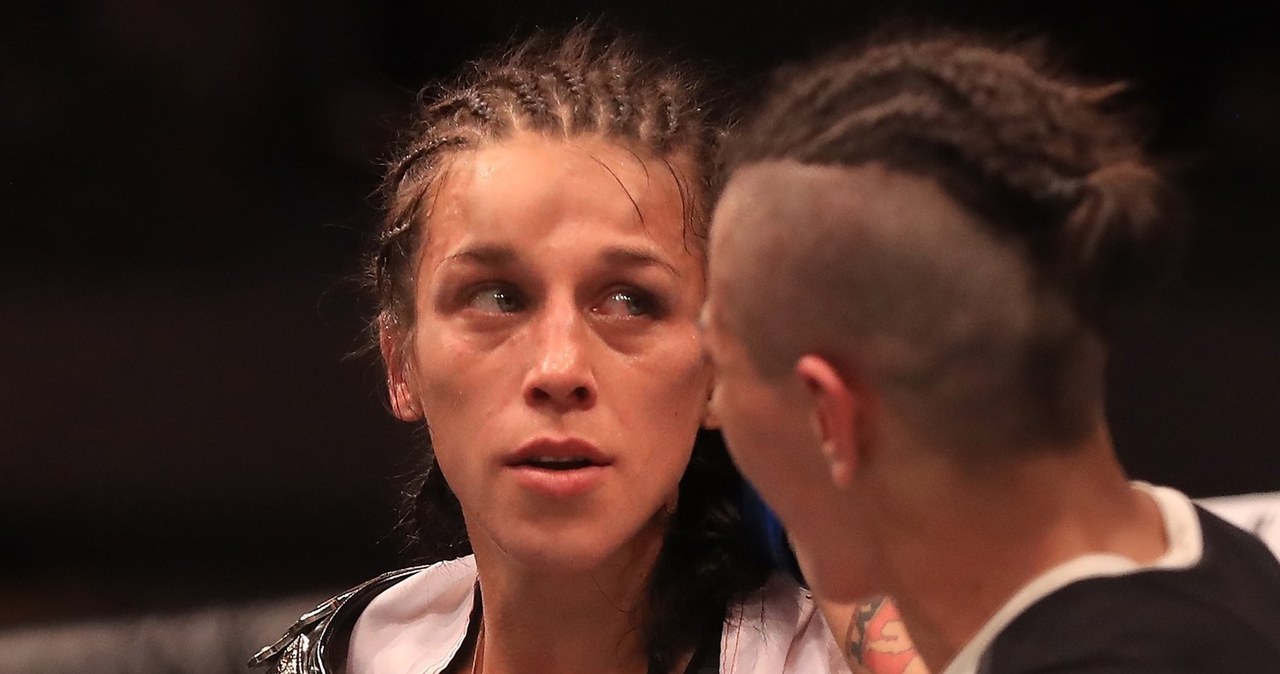 Joanna Jędrzejczyk na ringu /AFP