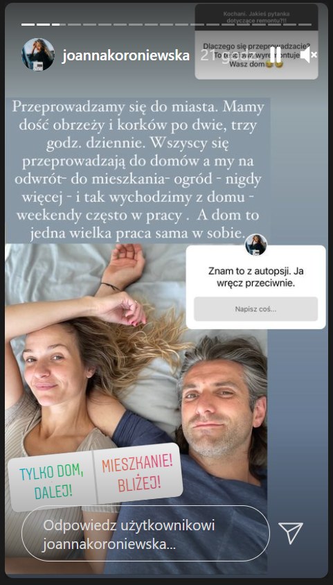 Joanna Koroniewska i Maciej Dowbor /Instagram