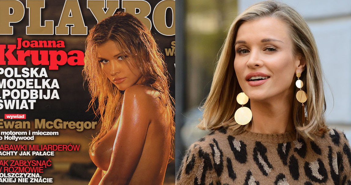 Joanna Krupa na okładce "Playboya" /Jarosław Antoniak /MWMedia