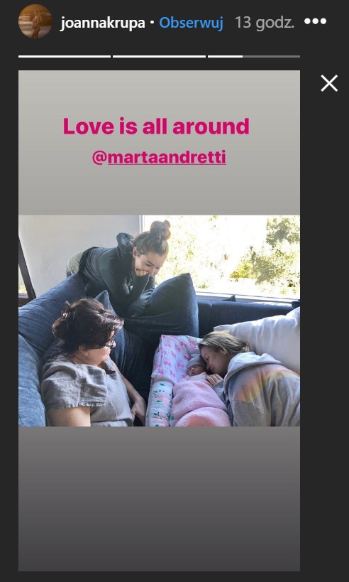 Joanna Krupa publikuje sporo materiałów z córką /Instagram