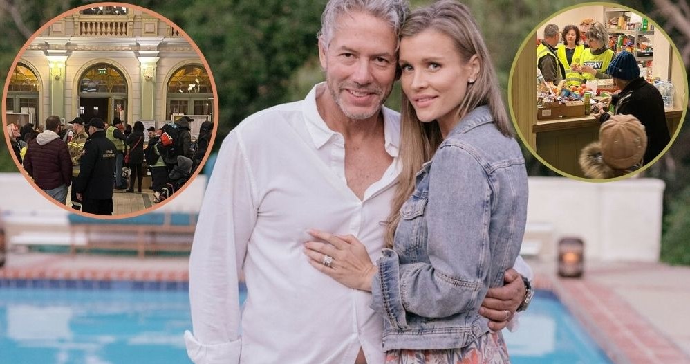 Joanna Krupa z mężem. Douglas Nunes ruszył na pomoc Ukraińcom /SPLASH / Splash News /East News