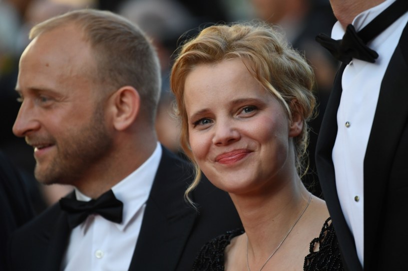 Joanna Kulig i Borys Szyc w Cannes /AFP
