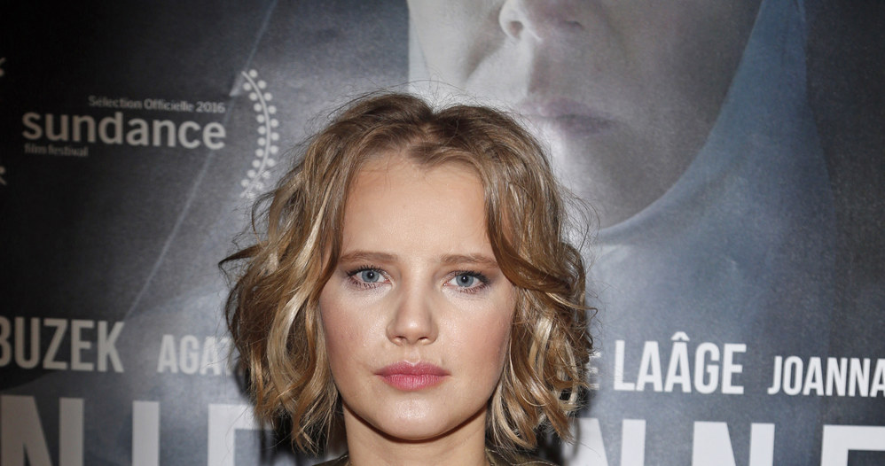 Joanna Kulig na konferencji prasowej filmu "Niewinne" /AKPA