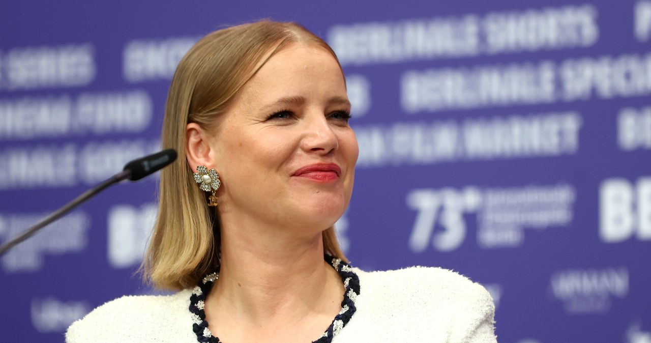 Joanna Kulig podczas konferencji prasowej filmu "She Came to Me" /Sebastian Reuter /Getty Images