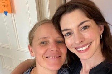 Joanna Kulig z Anne Hathaway /Joanna Kulig /Instagram