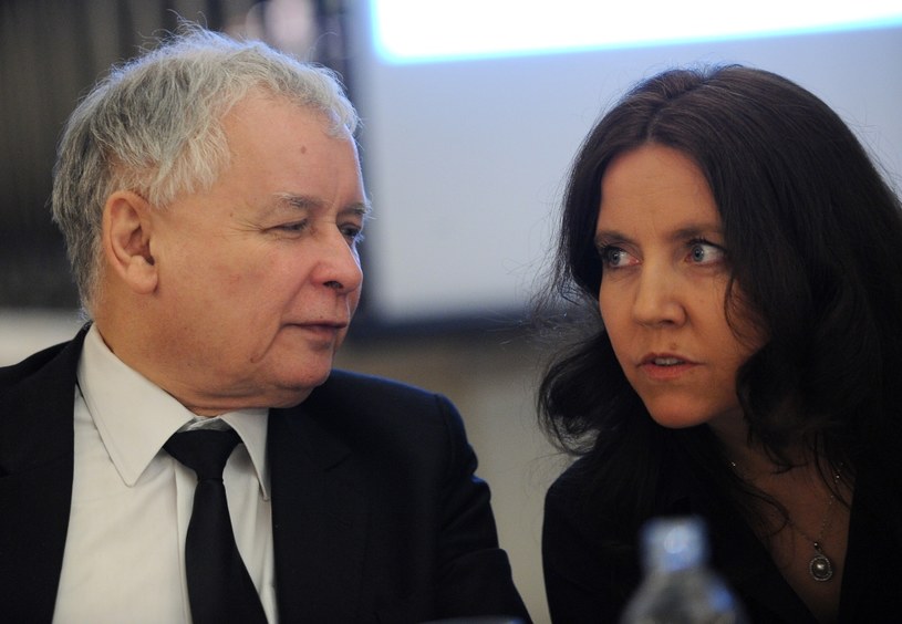 Joanna Lichocka i Kaczyński /- /Agencja FORUM