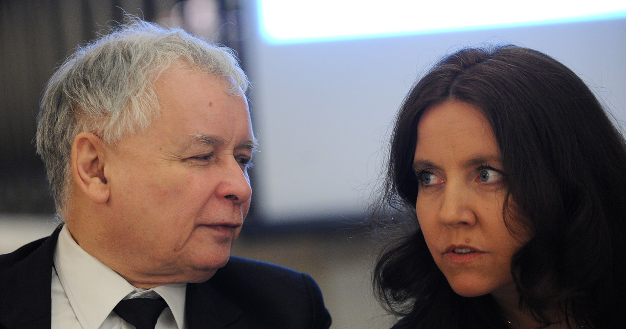 Joanna Lichocka i Kaczyński /- /Agencja FORUM