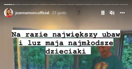 Joanna Moro pokazała kulisy przeprowadzki /Instagram