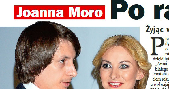 Joanna Moro z mężem - zdjęcia opublikował magazyn "Życie na Gorąco" /Życie na gorąco