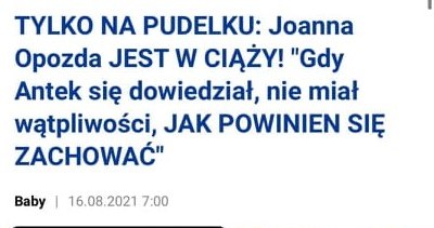 Joanna Opozda jest w ciąży? /Instagram