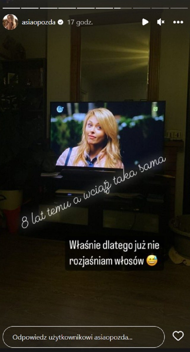 Joanna Opozda na swoim Instagramie /materiały prasowe