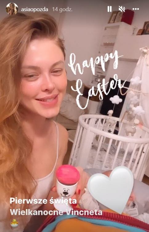 Joanna Opozda Wielkanoc spędza w gronie rodzinnym /www.instagram.com/asiaopozda/ /Instagram
