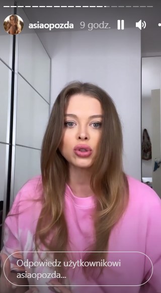 Joanna Opozda zapowiedziała swoją walkę z hejtem w sieci /Instagram