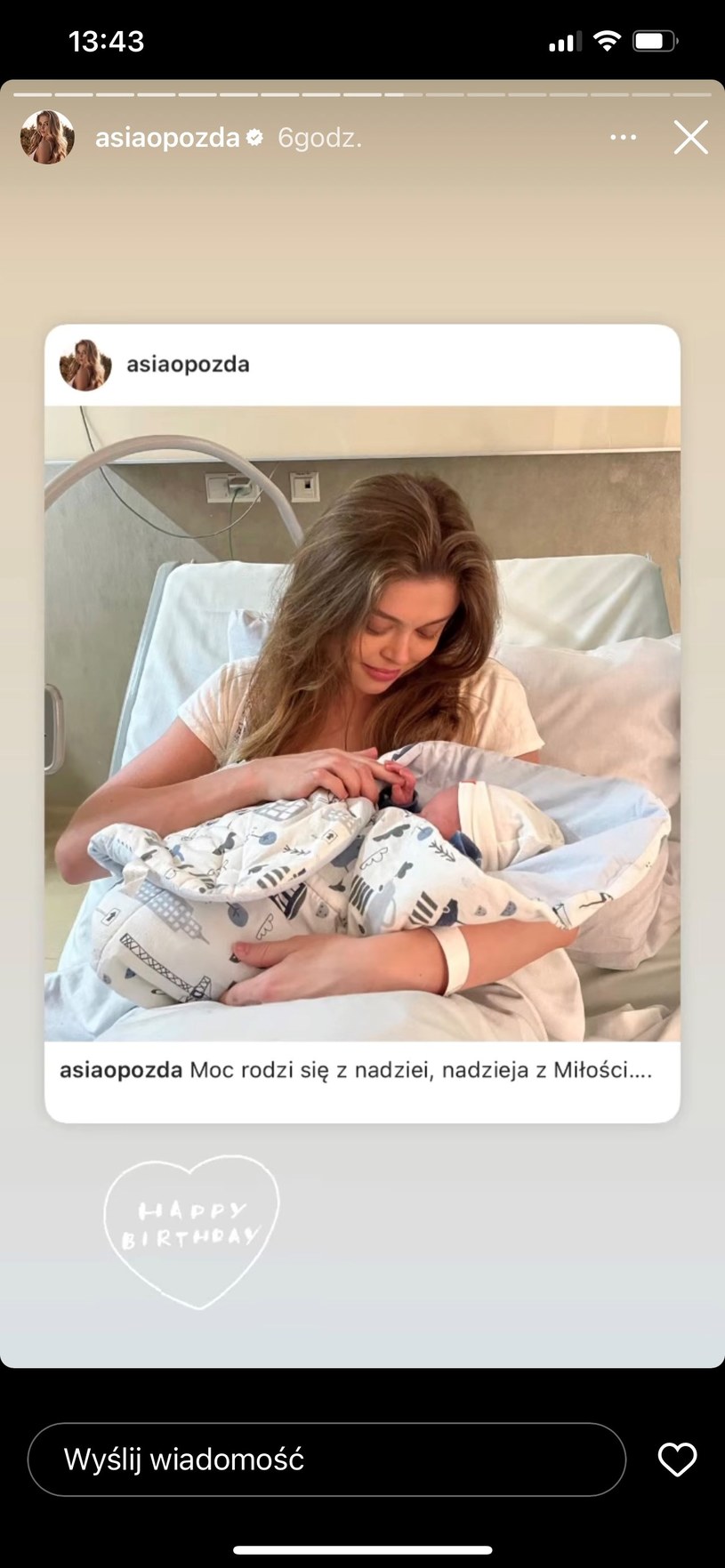 Joanna Opozda /Instagram @asiaopozda /Instagram