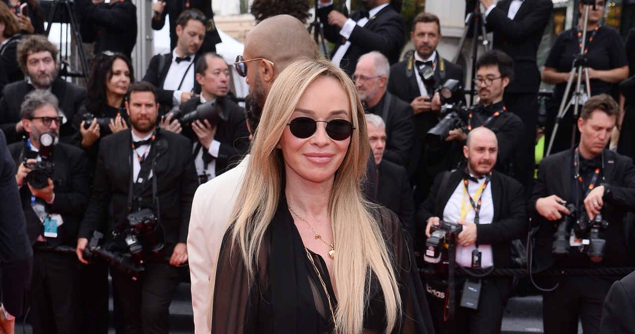 Joanna Przetakiewicz na festiwalu w Cannes /Pawel Kibitlewski/REPORTER /East News