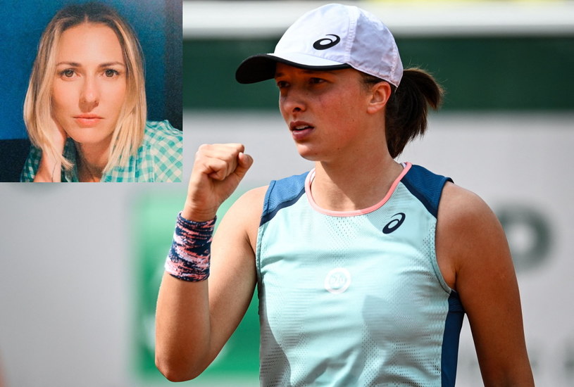 Joanna Sakowicz-Kostecka podziwia grę Igi Świątek na Rolandzie Garrosie /AFP/INTERIA.PL