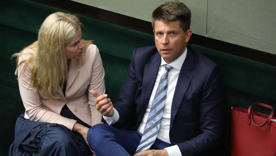 Joanna Schmidt i Ryszard Petru / 	Tomasz Gzell    /PAP