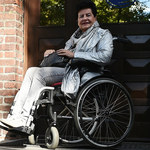 Joanna Senyszyn na wózku inwalidzkim. Nie jest za wesoło...