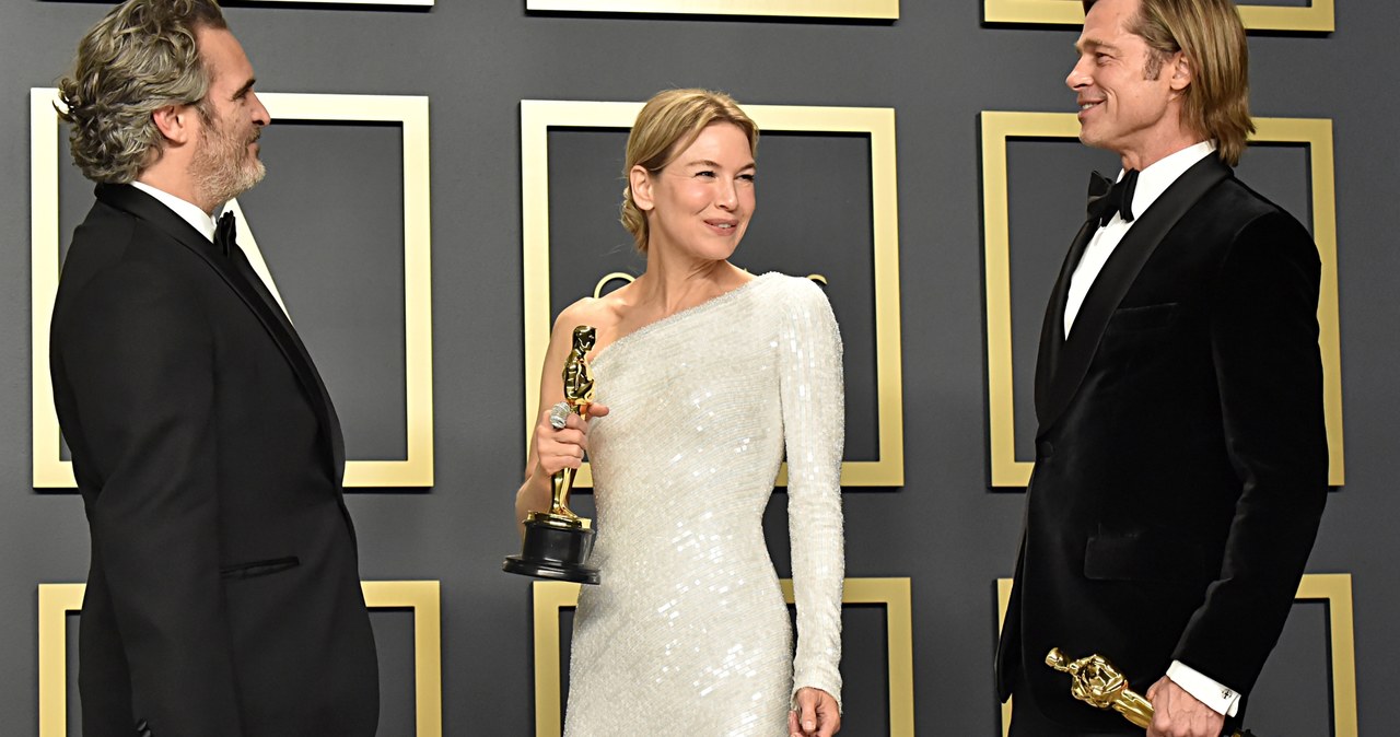 Joaquin Phoenix, Renée Zellweger i Brad Pittt /Jeff Kravitz /Getty Images