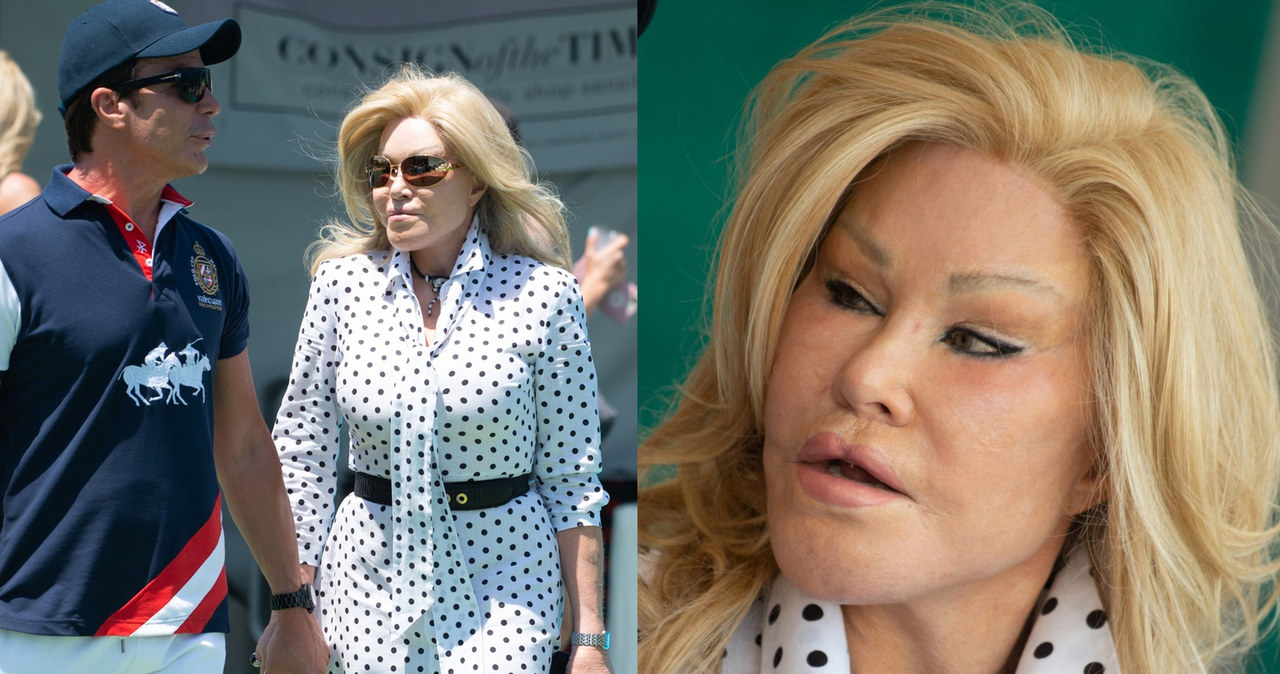 Jocelyn Wildenstein z narzeczonym /East News