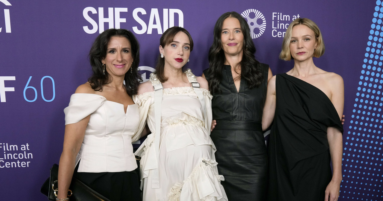 Jodi Kantor, Zoe Kazan, Megan Twohey i Carey Mulligan /Charles Sykes/Invision/East News /East News