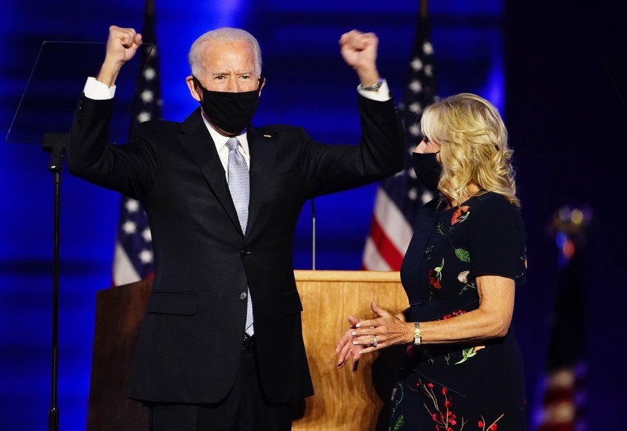 Joe Biden 46. prezydentem Stanów Zjednoczonych. /JIM LO SCALZO /PAP/EPA