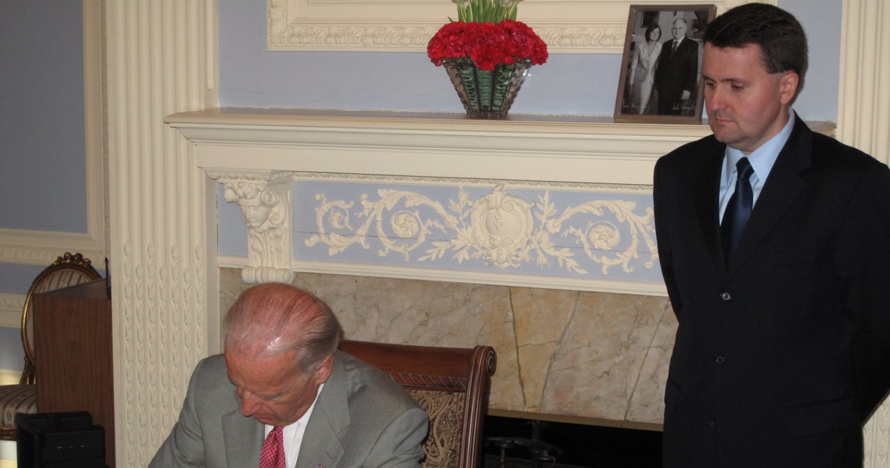 Joe Biden amerykański wiceprezydent składa kondolencje Polakom