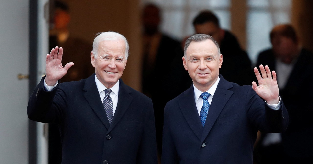 joe Biden, Andrzej Duda /Agencja FORUM