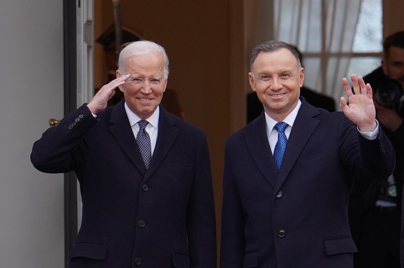 Joe Biden, Andrzej Duda /Agencja FORUM