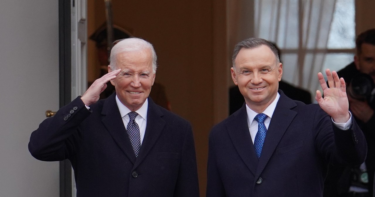 Joe Biden, Andrzej Duda /Agencja FORUM