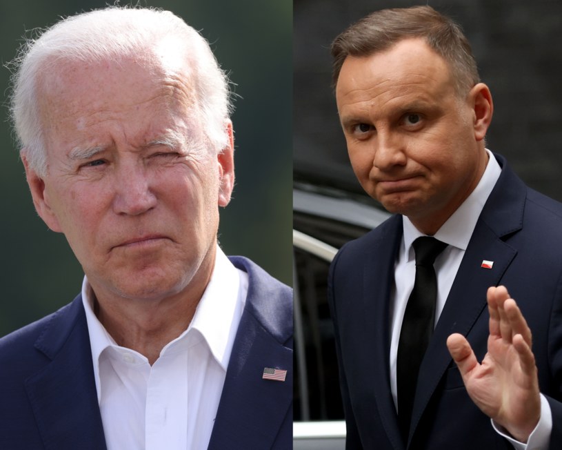 Joe Biden i Andrzej Duda spotkają się w Warszawie /HOLLIE ADAMS /Getty Images