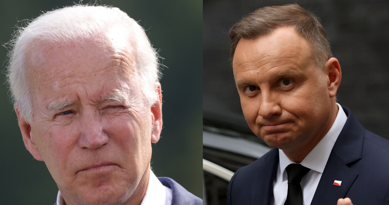 Joe Biden i Andrzej Duda spotkają się w Warszawie /HOLLIE ADAMS /Getty Images