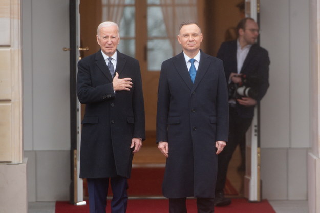 JOe Biden i Andrzej Duda /Andrzej Lange /PAP