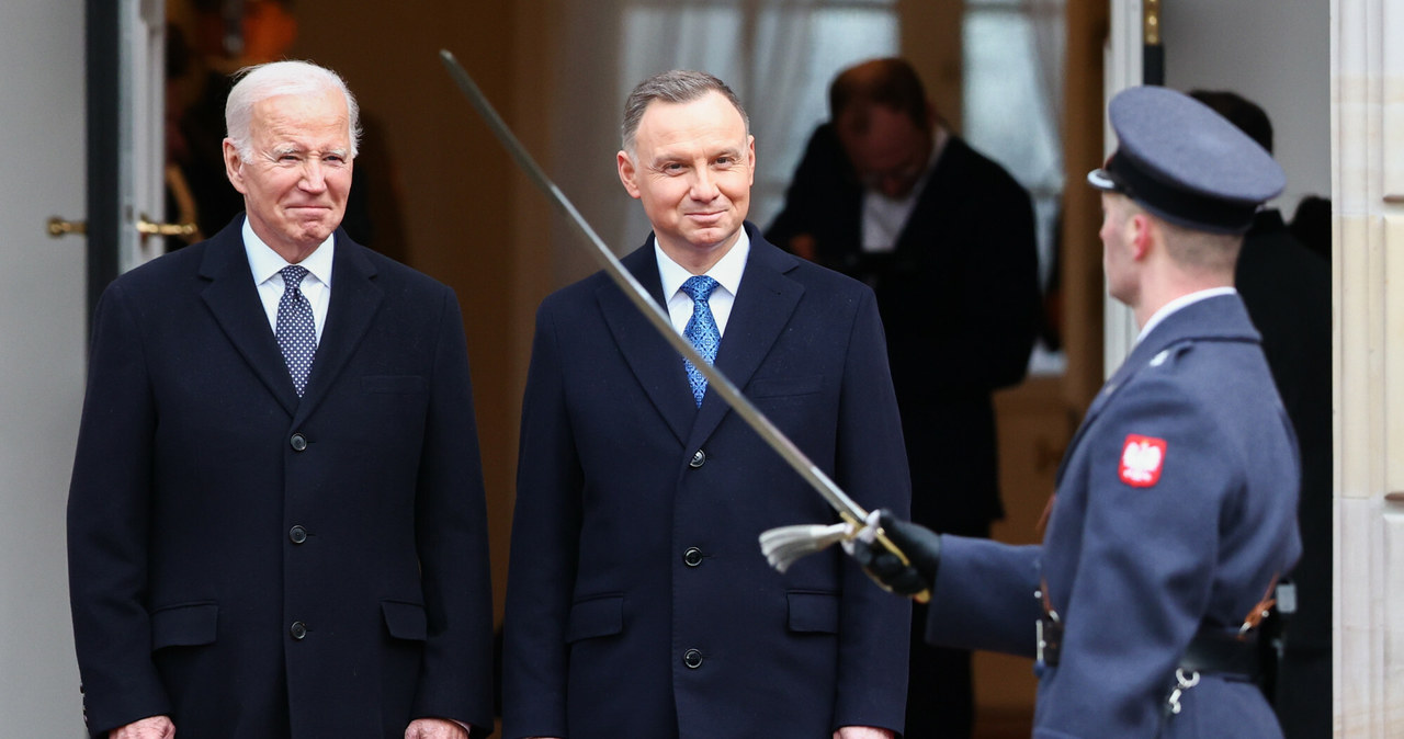 Joe Biden i Andrzej Duda /Andrzej Iwańczuk /Reporter