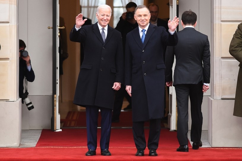 Joe Biden i Andrzej Duda /East News