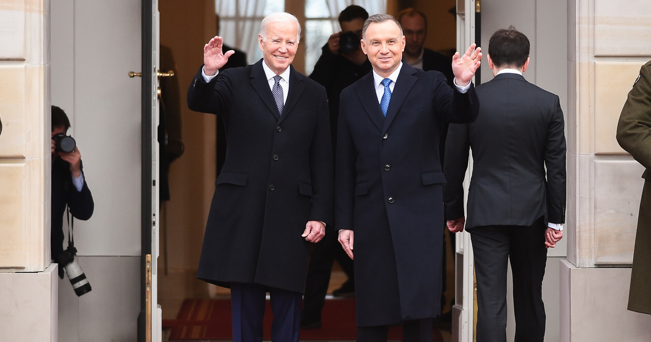 Joe Biden i Andrzej Duda /East News