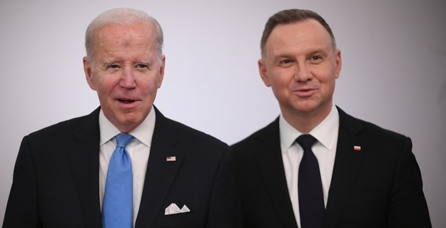 Joe Biden i Andrzej Duda / 	Marcin Obara  /PAP