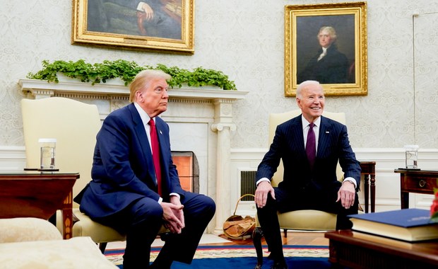 Joe Biden i Donald Trump spotkali się w Białym Domu