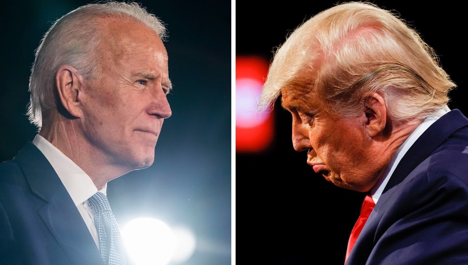 Joe Biden i Donald Trump /JIM LO SCALZO/JIM BOURG/POOL /PAP/EPA