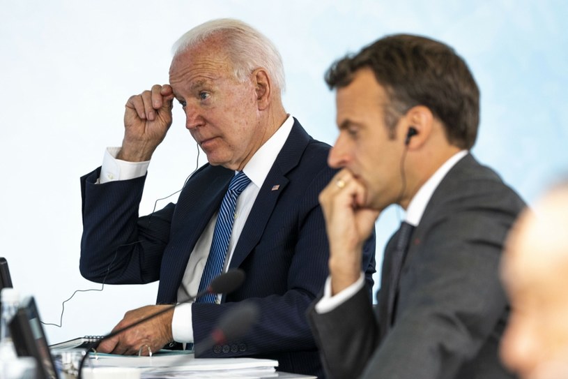Joe Biden i Emmanuel Macron /Pool The New York Times/Associated Press/East News /East News