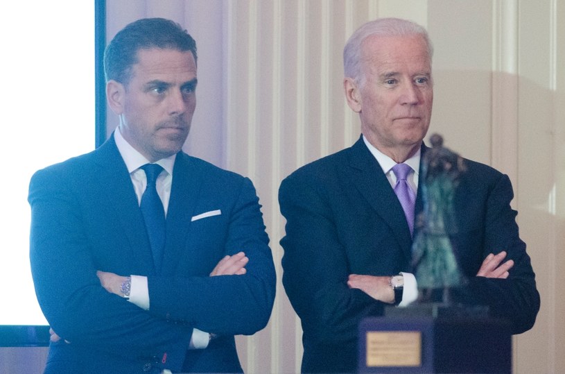 Joe Biden i jego syn Hunter Biden /Kris Connor /Getty Images