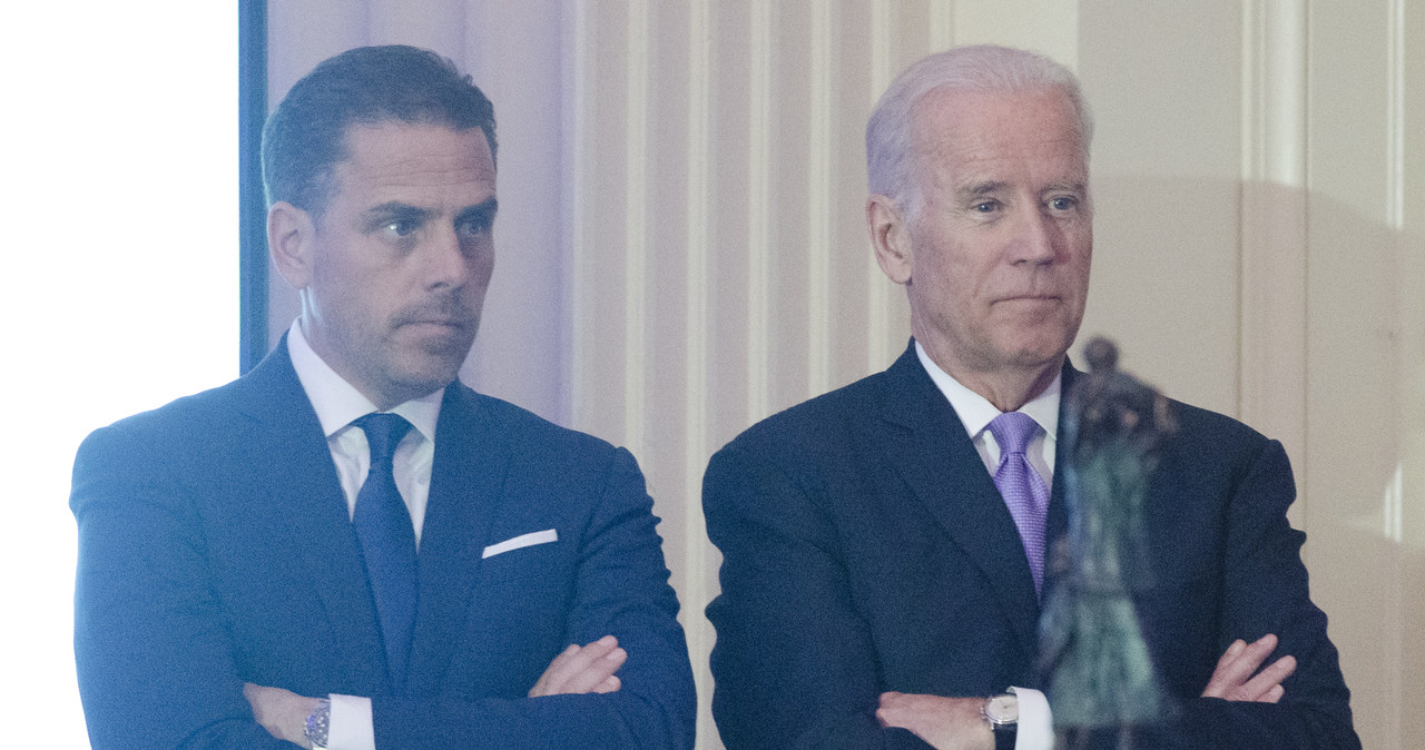 Joe Biden i jego syn Hunter Biden /Kris Connor /Getty Images