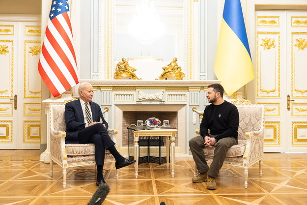 Joe Biden i Wołodymyr Zełenski /UKRAINIAN PRESIDENTIAL PRESS SERVICE HANDOUT HANDOUT /PAP/EPA