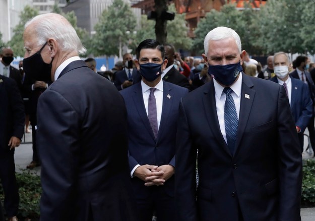 Joe Biden (po lewej) i Mike Pence (po prawej) /Peter Foley /PAP/EPA